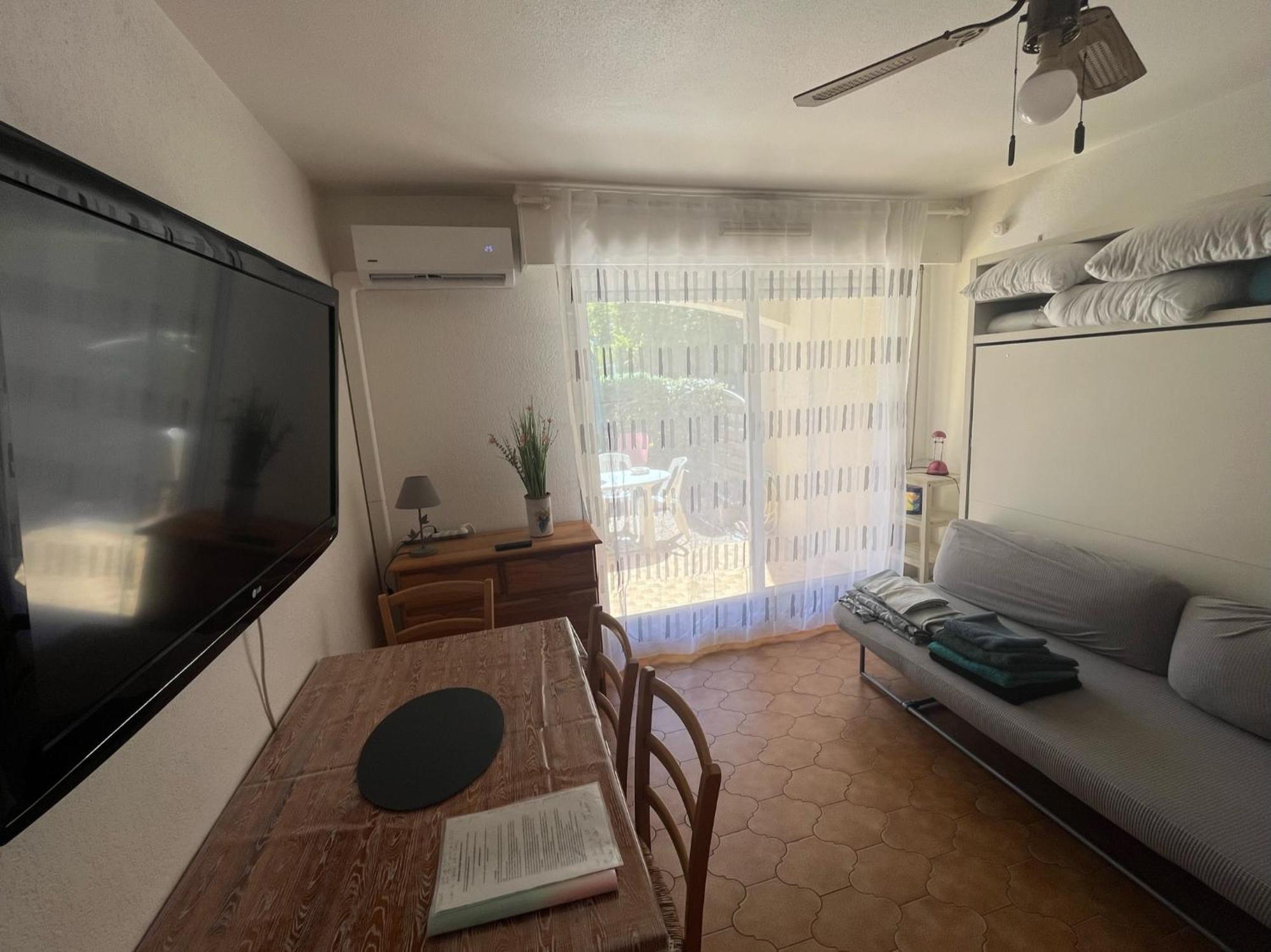 Studio Climatise Avec Jardin Et Plage A 250M แซ็ง-ม็องดรีเย-โซร์-แม ภายนอก รูปภาพ